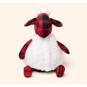 Woolrich Target Buffalo Check Sheep Stuffed Animal With Removable Shearling NWT